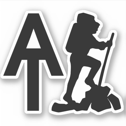 Appalachian Trail - AT - Bucket List Hike Sticker (Voorkant)