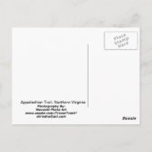 Appalachian Trail Autumn, Herfst Scenery Briefkaar Briefkaart (Achterkant)