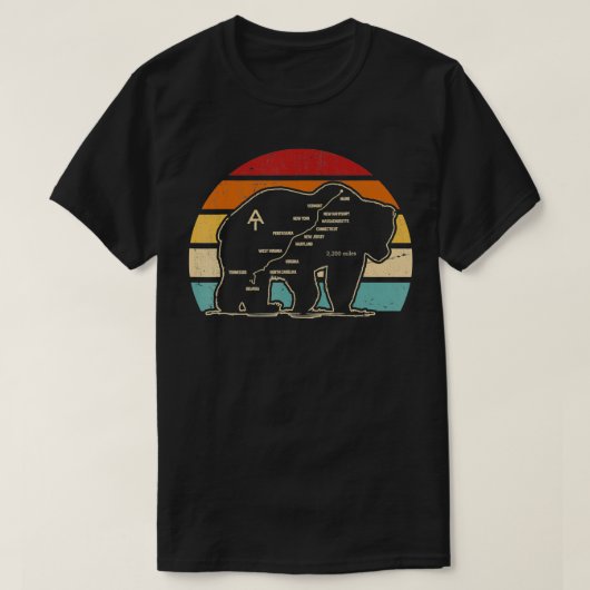 Appalachian Trail, Beer symbool van Appalachian Na T-shirt (Design voorkant)