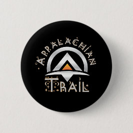 Appalachian Trail bij Hiking A.T. Maine naar Georg Ronde Button 5,7 Cm
