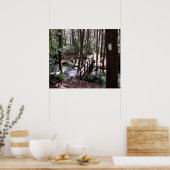 Appalachian Trail bridge bij Laurel Fork Tennessee Poster (Keuken)