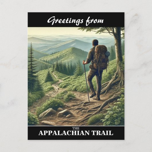 Appalachian Trail Briefkaart (Voorkant)