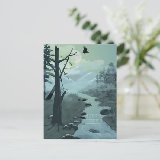 Appalachian Trail Creek Briefkaart (Staand voorkant)