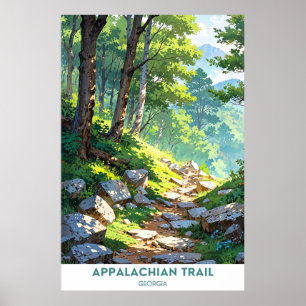 Appalachian Trail, Georgia, Verenigde Staten Poster