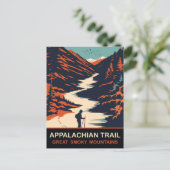 Appalachian Trail, Grote Smoky Mountains, Reizen Briefkaart (Staand voorkant)