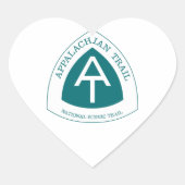Appalachian Trail Hart Sticker (Voorkant)