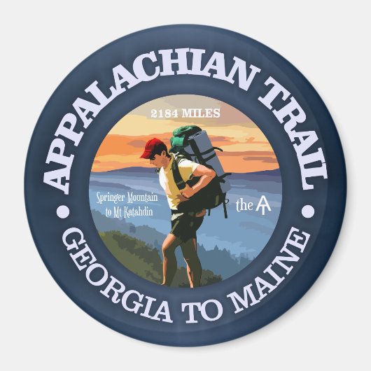 Appalachian Trail (Hiker C) Magneet (Voorkant)