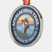 Appalachian Trail (Hiker C) Metalen Ornament (Links)