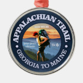 Appalachian Trail (Hiker C) Metalen Ornament (Voorkant)