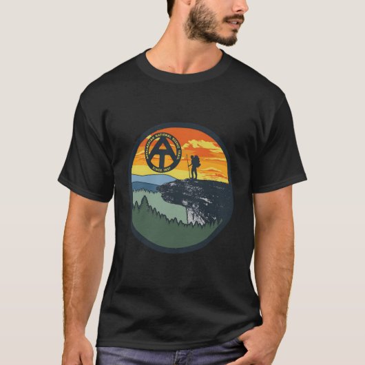 Appalachian Trail Hiker McAfee's knop T-shirt (Voorkant)