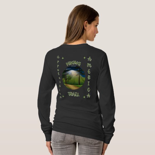 Appalachian Trail Hiker T-shirt (Achterkant volledig)