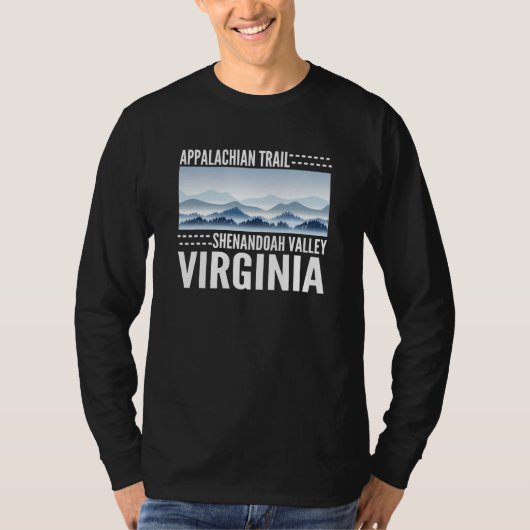 Appalachian Trail Hikers Hiking at Shenandoah's Va T-shirt (Voorkant)