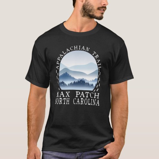 Appalachian Trail Hikers Hiking bij Maxpatch North T-shirt (Voorkant)