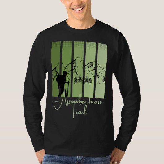 Appalachian Trail Hiking National Park East Coast  T-shirt (Voorkant)