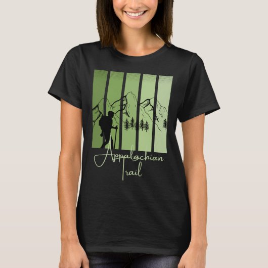 Appalachian Trail Hiking National Park East Coast  T-shirt (Voorkant)