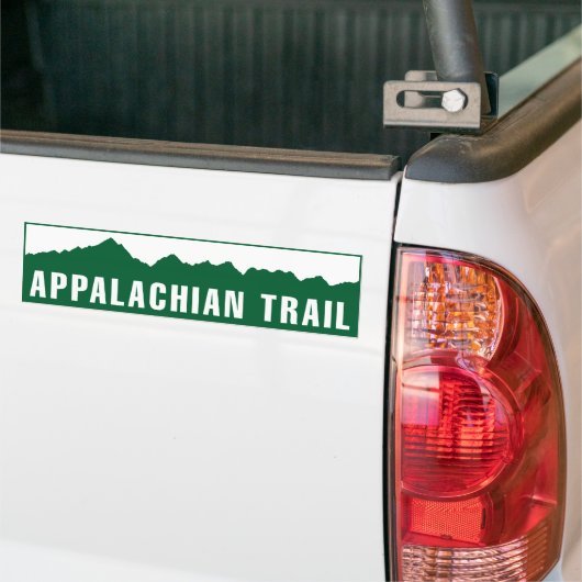 Appalachian Trail (Hoogte) Bumpersticker (Op Truck)