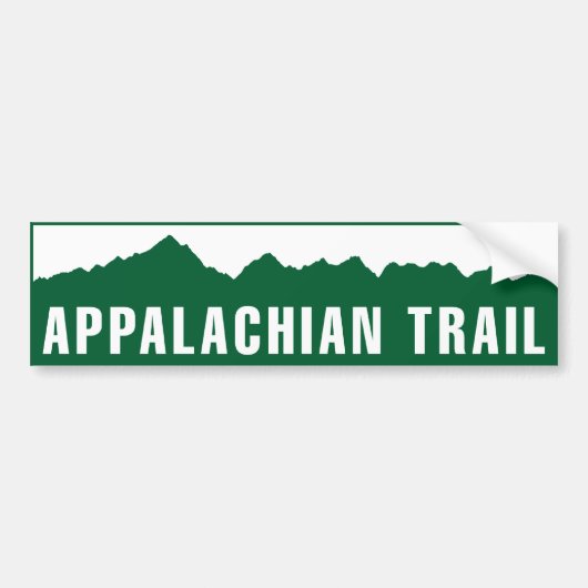 Appalachian Trail (Hoogte) Bumpersticker (Voorkant)