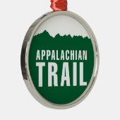 Appalachian Trail (Hoogte) Metalen Ornament (Rechts)