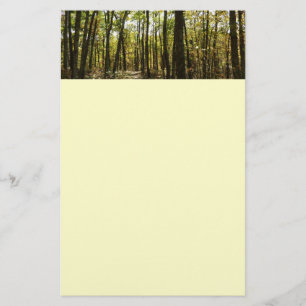 Appalachian Trail in oktober bij Shenandoah Briefpapier