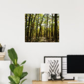 Appalachian Trail in oktober bij Shenandoah Poster (Thuiskantoor)