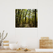 Appalachian Trail in oktober bij Shenandoah Poster (Keuken)