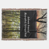 Appalachian Trail in oktober in Shenandoah Deken (Voorkant)