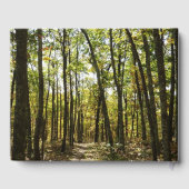 Appalachian Trail in oktober in Shenandoah Gastenboek (Achterkant)