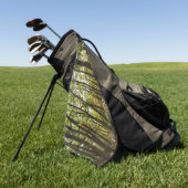 Appalachian Trail in oktober in Shenandoah Golfhanddoek (Groen)