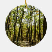 Appalachian Trail in oktober in Shenandoah Keramisch Ornament (Voorkant)