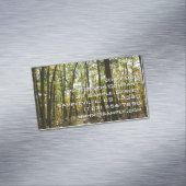 Appalachian Trail in oktober in Shenandoah Magnetisch Visitekaartje (Voorbeeld)