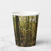 Appalachian Trail in oktober in Shenandoah Papieren Bekers (Achterkant)