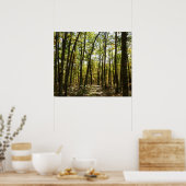 Appalachian Trail in oktober in Shenandoah Poster (Keuken)