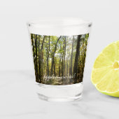 Appalachian Trail in oktober in Shenandoah Shot Glas (Voorkant)