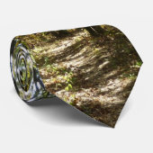 Appalachian Trail in oktober in Shenandoah Stropdas (Opgerold)