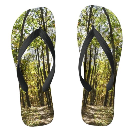Appalachian Trail in oktober in Shenandoah Teenslippers (Voetbed)