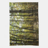 Appalachian Trail in oktober in Shenandoah Theedoek (Verticaal)