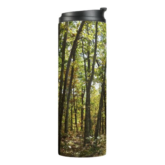 Appalachian Trail in oktober in Shenandoah Thermosbeker (Gedraaid links)