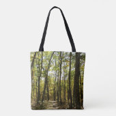 Appalachian Trail in oktober in Shenandoah Tote Bag (Achterkant)