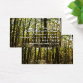 Appalachian Trail in oktober in Shenandoah Visitekaartje (Bureau)