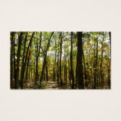 Appalachian Trail in oktober in Shenandoah Visitekaartje (Achterkant)