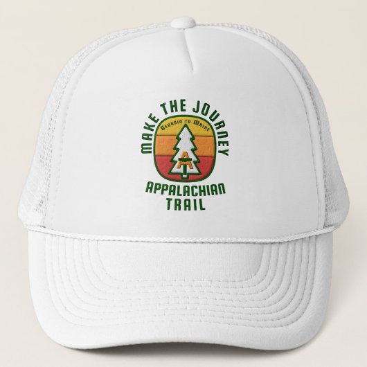 Appalachian Trail Maak De Reis Trucker Pet (Voorkant)