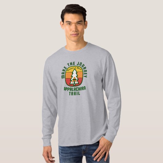 Appalachian Trail maakt de reis T-shirt (Voorkant volledig)