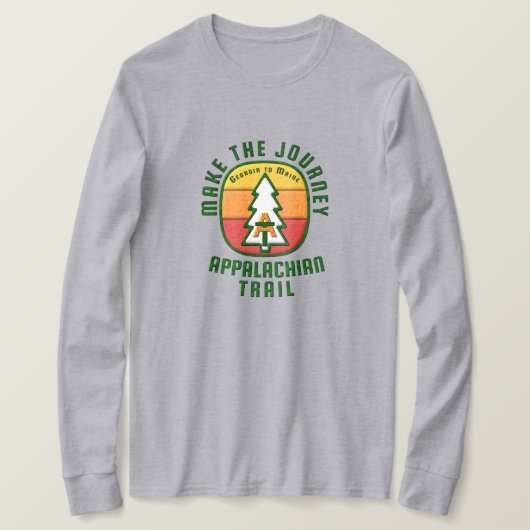 Appalachian Trail maakt de reis T-shirt (Design voorkant)