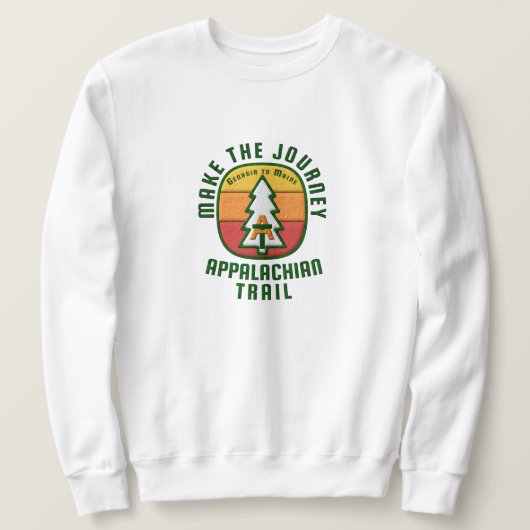 Appalachian Trail maakt de reis Trui (Design voorkant)