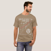 Appalachian Trail Map Retro  Staten T-shirt (Voorkant volledig)