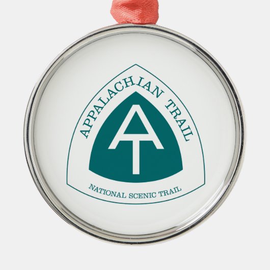 Appalachian Trail Metalen Ornament (Voorkant)