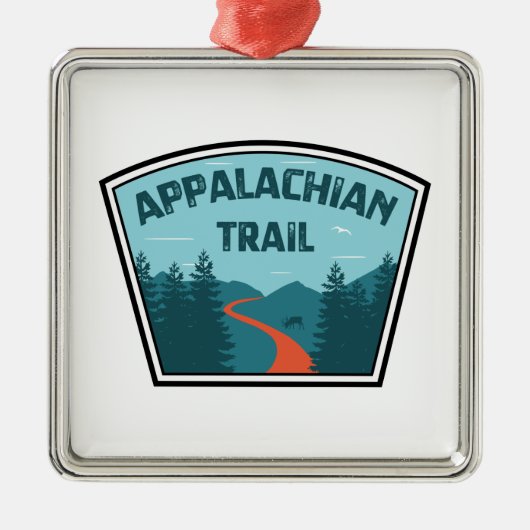 Appalachian Trail Metalen Ornament (Voorkant)