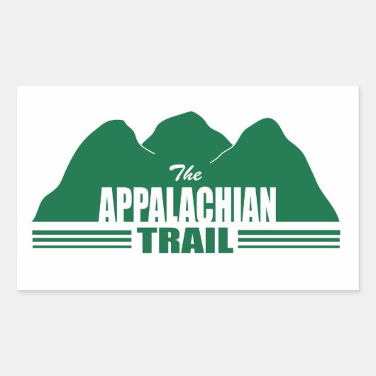 Appalachian Trail Mountain Sticker (Voorkant)