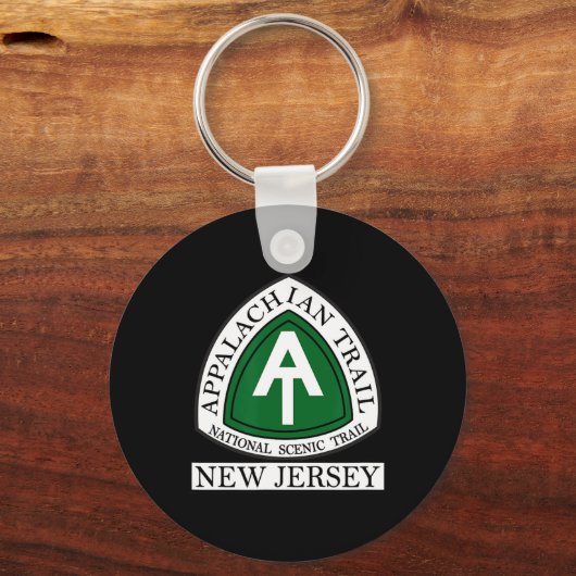 Appalachian Trail New Jersey Nj  Sleutelhanger (Voorkant)