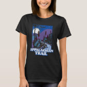  Appalachian Trail Night Scene Mountain Ret T-shirt (Voorkant)